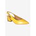 Women's Shayanne Slingback Pump by J. Renee in Lemon (Size 8 1/2 M)