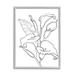 Stupell Industries Calla Lily Floral Stem Modern Minimal Line Drawing Canvas in White | 14 H x 11 W in | Wayfair af-246_gff_11x14