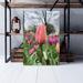 Red Barrel Studio® Pink & White Tulips In Bloom During Daytime 3 - 1 Piece Rectangle Graphic Art Print On Wrapped Canvas in Green/Pink/Red | Wayfair