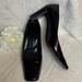 Coach Shoes | Guc Coach Malorie Black Leather Career Heels, 10b | Color: Black | Size: 10