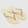 Havaianas slim sandals in beige