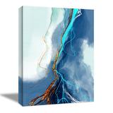 Everly Quinn Canvas Wall Art Vertical Art Print Abstract Art Painting Canvas Vogue Poster w/ Framed Ready To Hang For Living Room Wall Decor Gift Bedroom Dressin | Wayfair