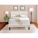 Red Barrel Studio® Thisbe Upholstered Platform 2 Piece Bedroom Set Upholstered, Linen in Green/White | Full | Wayfair