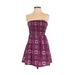 Fire Los Angeles Casual Dress - A-Line: Purple Dresses - Women's Size Small