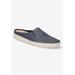 Extra Wide Width Women's Refresh Mule by Bella Vita in Navy Leather (Size 12 WW)