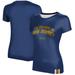 Women's Blue College of New Jersey Lions Golf T-Shirt