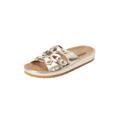 Wide Width Women's The Summer Sandal By Comfortview by Comfortview in Platinum (Size 7 W)