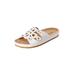 Extra Wide Width Women's The Summer Sandal By Comfortview by Comfortview in White (Size 10 WW)