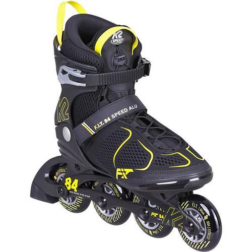 K2 Herren Inlineskates FIT 84 SPEED ALU, Größe 42 in Schwarz