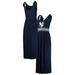 "Women's G-III 4Her by Carl Banks Navy New York Yankees Game Over Maxi Dress"