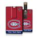 Montreal Canadiens Personalized Credit Card USB Drive