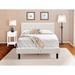 Red Barrel Studio® 2 Pc Queen Size Bedroom Set - 1 Bed Velvet Fabric Headboard & 1 Wooden Night Stand - Finish Nightstand Upholstered | Wayfair