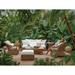 Summer Classics Soho Swivel Glider Chair w/ Cushions in Brown | 35.75 H x 33.75 W x 36.63 D in | Outdoor Furniture | Wayfair 341483+C828H4326W4326