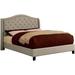 Lark Manor™ Koyande Tufted Upholstered Platform Bed Metal in Gray | 52 H x 80.5 W in | Wayfair BEEF5FB4632B44D49C07E67DD1E71705