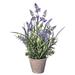 Primrue Lavender Floral Arrangement in Pot Plastic in Indigo | 12 H x 7 W x 7 D in | Wayfair B6A1A49B010E473D873918EBD85E4447