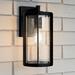 Quoizel Hazel 12 1/2" High Earth Black Outdoor Wall Light