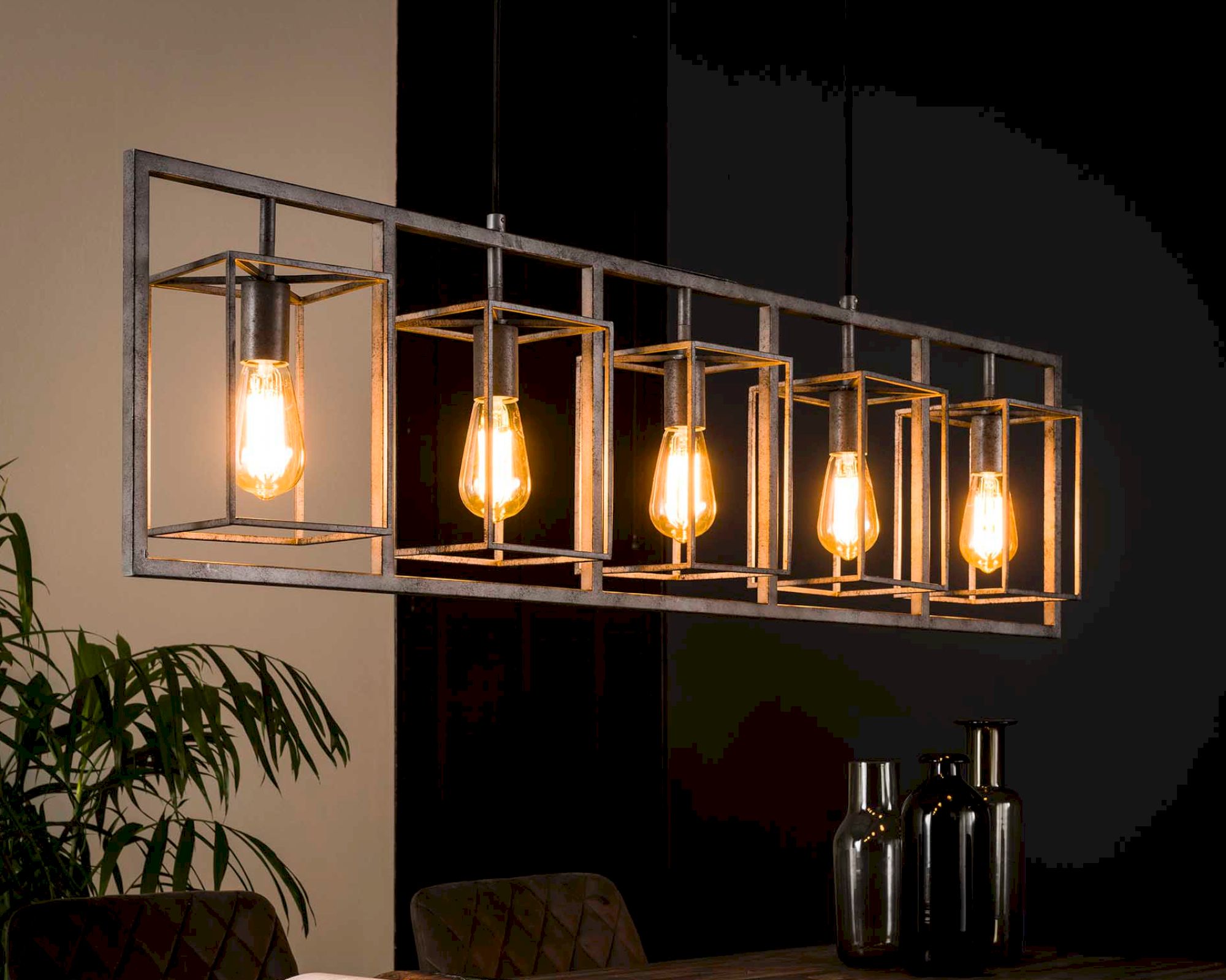 designline »Cubic« Hängeleuchte 130x150x15 cm Image