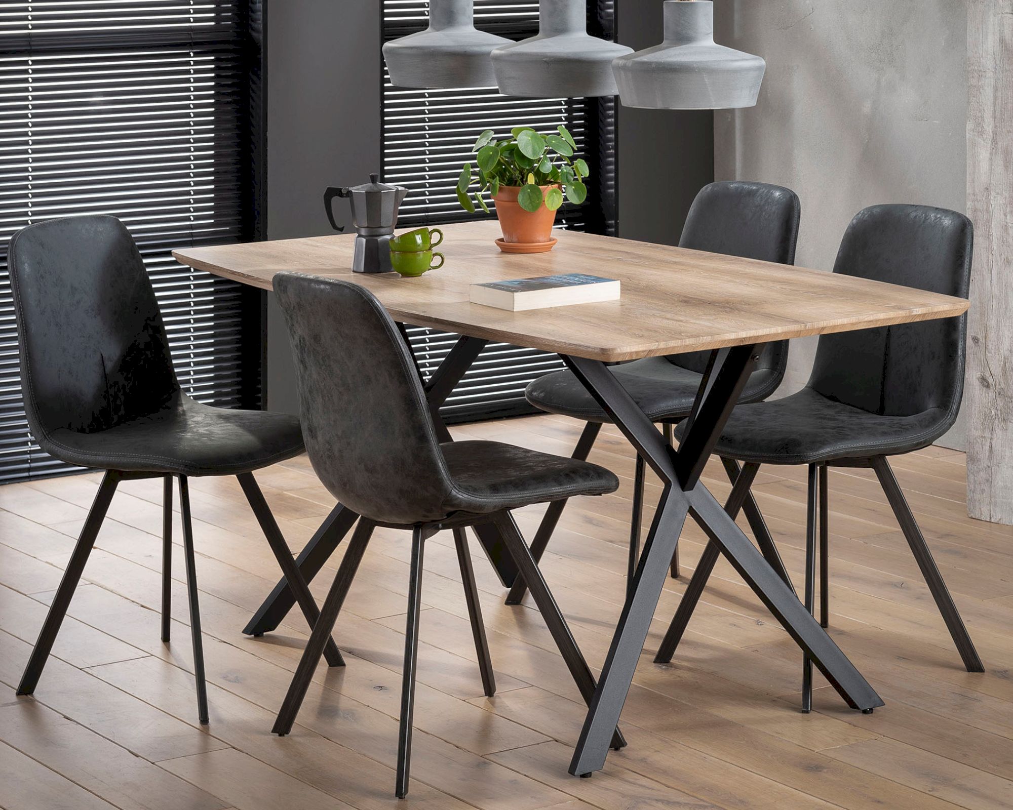 designline »Merk« Esstisch Eiche 190x76x90 cm