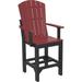 Set of 4 Poly Lumber Adirondack Dining Chairs