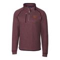 Men's Cutter & Buck Burgundy Washington Commanders Mainsail Half-Zip Pullover Jacket