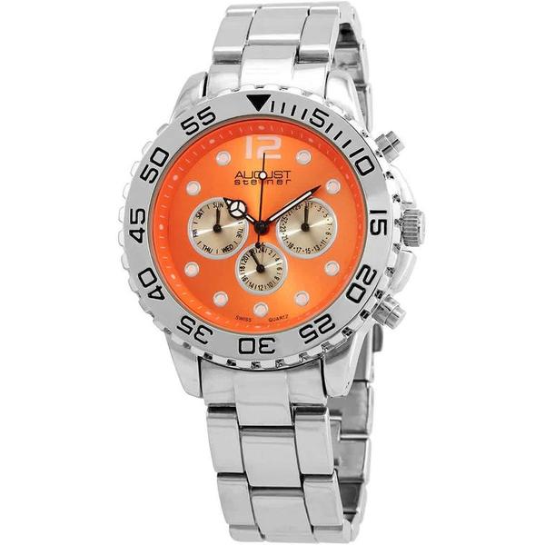 quartz-orange-dial-watch/