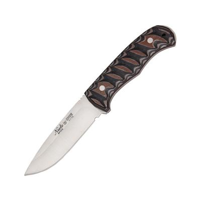 Nieto Cuchillo Coyote Fixed Blade Knife SS PE Blade Black and Wood Handle NIE2060