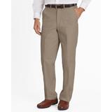 Blair JohnBlairFlex Adjust-A-Band Relaxed-Fit Plain-Front Chinos - Brown - 34 - Medium