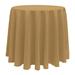 Eider & Ivory™ Jonina Solid Color Round Tablecloth Polyester in Brown | 108 W x 108 D in | Wayfair 3418FC4C070B4A01AA80D3F5E8C1DAD1
