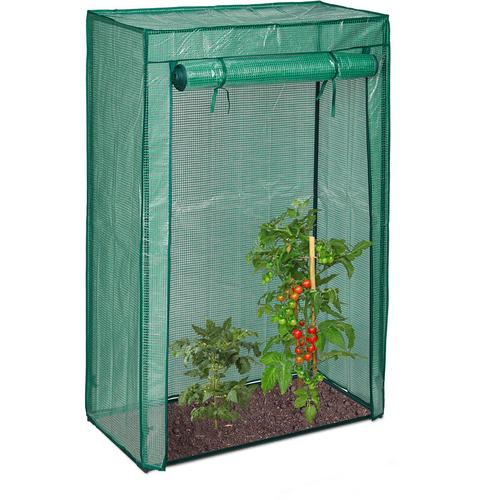 Tomatengewächshaus, Garten & Balkon, Foliengewächshaus Tomaten, hbt: 150x100x50 cm, Stahl &