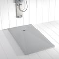 Shower Online - Piatto doccia ardesia pietra ples Grigio ral 7035 (griglia colorata) - 100x130 cm