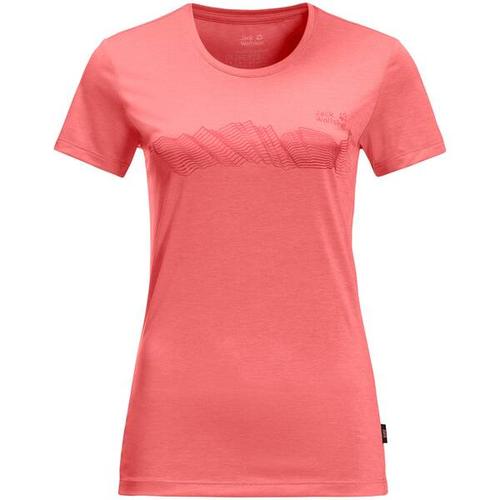 JACK WOLFSKIN Damen Shirt CROSSTRAIL GRAPHIC T W, Größe S in Pink