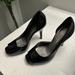 Jessica Simpson Shoes | Jessica Simpson Black Snake Skin Look Stilleto Size 6.5 | Color: Black | Size: 6.5