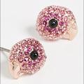 Kate Spade Jewelry | Kate Spade Nwt Tropical Birds Stud Earrings | Color: Gold/Pink | Size: Os