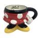 Disney Kitchen | Disney Parks 3d Minnie Mouse Coffee Mug Cup Figural Polka Dot Skirt Legs Feet | Color: Black/Red/White/Yellow | Size: See Pictures And Description