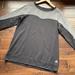 Adidas Shirts | Adidas Xl Mens Long Sleeve Shirt Gray Black | Color: Black/Gray | Size: Xl