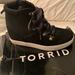 Torrid Shoes | 8.5w Wedge Sneaker In Black | Color: Black/White | Size: 8.5w