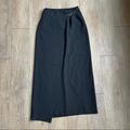 Burberry Skirts | Burberry - Women’s - Vintage Black Wrap Skirt - Size 4 | Color: Black | Size: 4