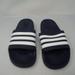 Adidas Shoes | Adidas Men Adilette Shower Slides Navy/White 11 Aq1703 Adi018 | Color: Blue/White | Size: 11