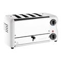 Rowlett 1.8 kW Esprit 4 Slot Toaster with 2x Additional Elements & Sandwich Cage, White, 4 Slice Toaster, Energy Conscious Slot Selector Powers Individual Slots, Café & Home Use, CH182