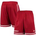 Men's adidas Red Louisville Cardinals Reverse Retro Basketball Shorts