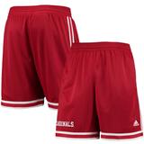 Men's adidas Red Louisville Cardinals Reverse Retro Basketball Shorts