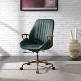 CQZK Task Chair Upholstered, Leather in Gray | 41 H x 24 W x 28 D in | Wayfair CQZK-20220217003