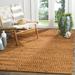 Yellow 120 x 0.35 in Area Rug - Bay Isle Home™ Lavergne Striped Handmade Gold Area Rug Cotton/Jute & Sisal | 120 W x 0.35 D in | Wayfair