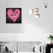 Oliver Gal Gorgeous Salute Hot Pink - Textual Art on Canvas Canvas, Wood in Brown | 20 H x 20 W x 2 D in | Wayfair 17786_20x20_CANV_WFL