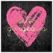 Oliver Gal Gorgeous Salute Hot Pink - Textual Art on Canvas Metal in Black/Pink | 40 H x 40 W x 2 D in | Wayfair 17786_40x40_CANV_BFL