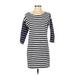 Gap Casual Dress - Sheath: Blue Color Block Dresses - Women's Size X-Small