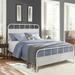 Lark Manor™ Nordland Standard Bed Metal in White | 51.5 H x 60.75 W x 83 D in | Wayfair 4454FDB10426400E9F4E2AFE18A017EF