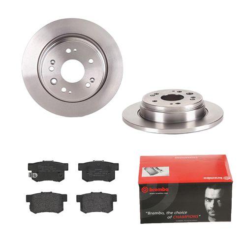 BREMBO Bremsensatz-Hinterachse Bremsensatz, Scheibenbremse hinten rechts links voll 282mm für ACURA AEOLUS HONDA (DONGFENG) ISUZU 43022S3N000 06430S9A