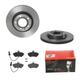 Brembo Bremsscheiben COATED Ø280 + Bremsbeläge vorne für VW PASSAT VARIANT 3B5