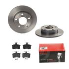 BREMBO Bremsensatz-Hinterachse COATED DISC LINE / STANDARD Bremsensatz, Scheibenbremse hinten rechts links voll 245mm für SKODA VW ALFA ROMEO SEAT FIA